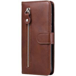 Mobigear Zipper Xiaomi Mi Note 10 Lite Hülle Klapphülle Geldbörse - Braun Mobigear Zipper Xiaomi Mi Note 10 Lite Hülle Klapphülle Geldbörse - Braun
