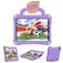Mobigear Football iPad Air 11 Zoll (2024) Hülle EVA Schaum Backcover + Schulterträger + Ständer - Lila