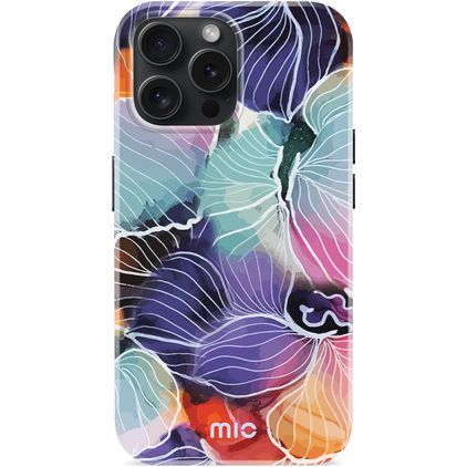 MIO iPhone 15 Pro MagSafe Hülle Hardcase Backcover - Flowers