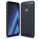 Mobigear Brushed Slim Samsung Galaxy A8 (2018) Hülle Flexibles TPU Backcover - Marineblau