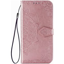 Mobigear Mandala Patten Wallet Rose Gold Case OPPO Reno 3 Pro