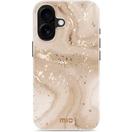 MIO iPhone 16 MagSafe Hülle Hardcase Backcover - Gold Marble