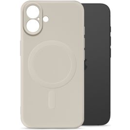 My Style Protective Flex iPhone 16 Plus MagSafe Hülle Flexibles TPU Backcover - Antique White