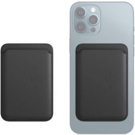 Mobigear Wallet Kartenetui - 3 Karten - MagSafe Kompatibel - Schwarz