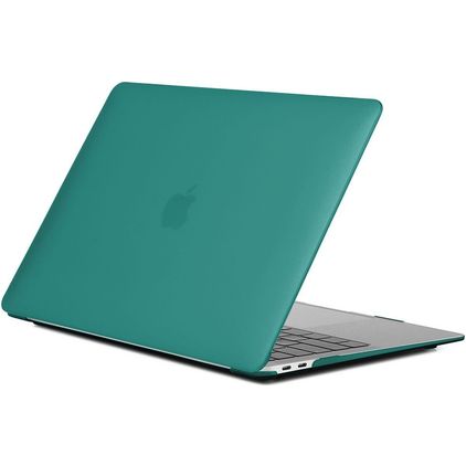 Mobigear Matte MacBook Pro 13 Zoll (2016-2023) Hardcase Hülle MacBook Case - Dunkelgrün - Model A1706 / A1708 / A1989 / A2159 / A2289 / A2251 / A2338