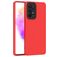 Mobigear Colors Samsung Galaxy A73 Hülle Flexibles TPU Backcover - Rot