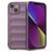 Mobigear Bumpy iPhone 14 Hülle Flexibles TPU Backcover - Lila