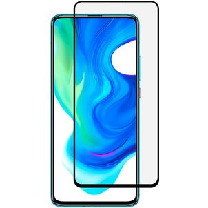 Mobigear Premium POCO F2 Pro Panzerglas Gehärtetes Glas Displayschutz - Hüllenfreundlich - Schwarz