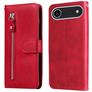Mobigear Zipper iPhone Air Hülle Klapphülle Geldbörse - Rot