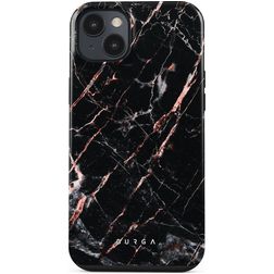 Burga Tough iPhone 14 Hülle Hardcase Backcover Stoßfest - Rose Gold Marble