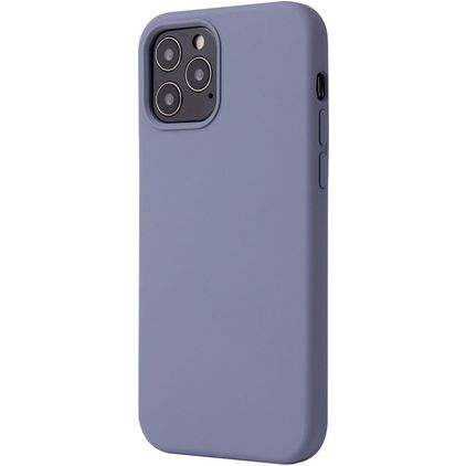 Mobigear Rubber Touch iPhone 12 Mini Silikon Hülle Backcover - Lavendel