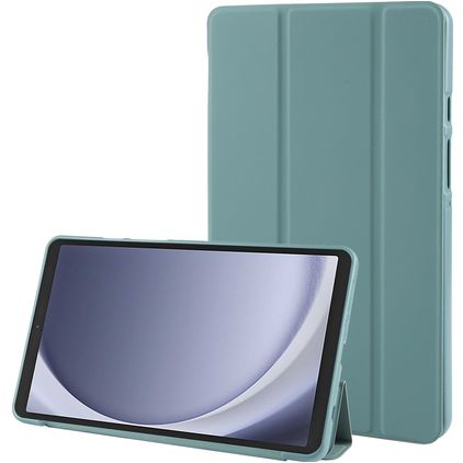 Mobigear Tri-Fold Gel Samsung Galaxy Tab A9 (2023) Hülle TPU,Kunstleder Klapphülle - Grün