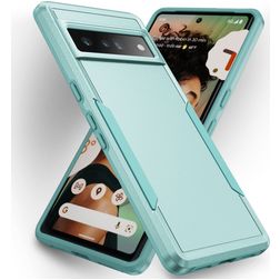 Mobigear Heavy Armor Google Pixel 7 Pro Hardcase Backcover Shockproof - Grün