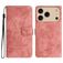 Mobigear Butterfly iPhone 17 Pro Max Hülle Klapphülle Geldbörse - Pink