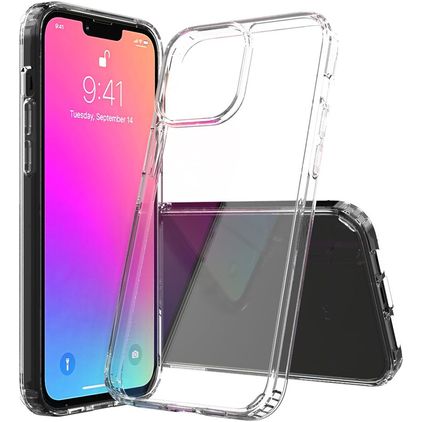 Mobigear Crystal Transparent iPhone 13 Pro Max Hardcase Backcover - Transparent