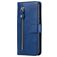 Mobigear Zipper Xiaomi Redmi Note 9 Hülle Klapphülle Geldbörse - Blau