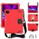 Mobigear HexStrap iPad Pro 11 Zoll (2025) Hülle EVA Schaum Backcover + Schulterträger - Rot