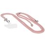 Mobiparts Phonecord Universal-Handykette einstellbar - Soft Salmon