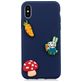 Mobigear Design iPhone XS Max Hülle Flexibles TPU Backcover - Kaninchen und Möhre