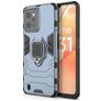 Mobigear Armor Ring Realme C31 Hülle Hardcase Backcover Stoßfest mit Ringhalter - Blau