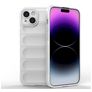 Mobigear Bumpy iPhone 15 Plus Hülle Flexibles TPU Backcover - Weiß