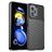 Mobigear Groove POCO X4 GT Hülle Flexibles TPU Backcover - Schwarz