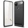 Mobigear Brushed Slim Google Pixel 4a Hülle Flexibles TPU Backcover - Schwarz