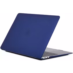 Mobigear Matte MacBook Air 13 Zoll (2018-2020) Hardcase Hülle MacBook Case - Marineblau - Model A1932 / A2179 / A2337