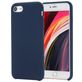 Mobigear Rubber Touch iPhone SE (2020) Silikon Hülle Backcover - Dunkelblau