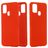 Mobigear Rubber Touch Samsung Galaxy M51 Silikon Backcover - Rot