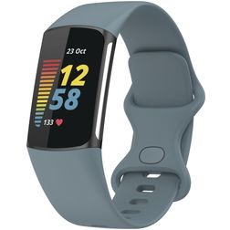 Mobigear Sport Dual Silikon Fitbit Charge 5 Armband Pin-and-Tuck-Verschluss - Spring Purple