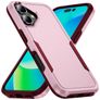 Mobigear Heavy Armor iPhone 16 Hülle Hardcase Backcover Stoßfest - Pink