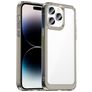 Mobigear Crystal iPhone 14 Pro Hülle Hardcase Backcover - Transparent / Grau