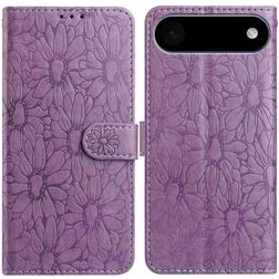 Mobigear Flowers iPhone Air Hülle Klapphülle Geldbörse - Lila