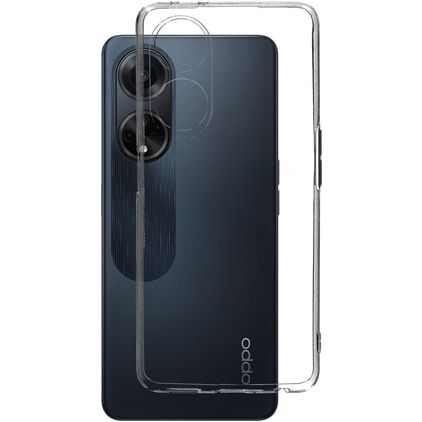 Mobiparts Classic Transparent OPPO A98 TPU (flexibel) Backcover - Transparent