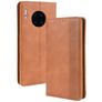 Mobigear Sensation Huawei Mate 30 Pro Hülle Klapphülle Geldbörse - Cognac