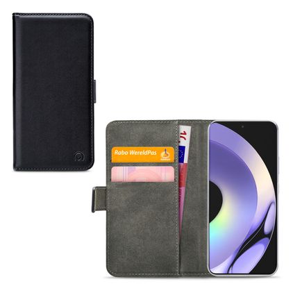 Mobilize Classic Gelly Wallet Realme 10 Pro Plus Hülle Klapphülle Geldbörse - Schwarz