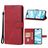 Mobigear Wallet iPhone 16 Hülle Klapphülle Geldbörse - Rot