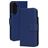 Mobiparts Wallet Samsung Galaxy A17 Echtleder Klapphülle Portemonnaie - Blau