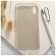 Mobigear Ultra Slim iPhone XS Hülle Hardcase Extra Dünn Backcover - Grau