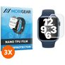Mobigear Apple Watch - 45 mm Hydrogel TPU Displayschutz - Hüllenfreundlich (3er Pack)