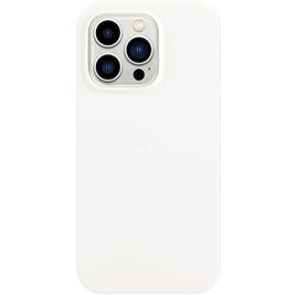Mobigear Colors iPhone 14 Pro Max Hülle Flexibles TPU Backcover - Weiß