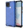 Mobigear Honeycomb Realme C21 Hülle Hardcase Backcover Stoßfest - Blau