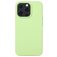 Mobigear Rubber Touch iPhone 14 Pro Silikon Hülle Backcover - Limette
