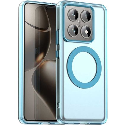 Mobigear Shockproof Xiaomi 14T MagSafe Hardcase Backcover - Blau