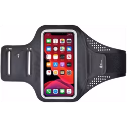 Mobigear Easy Fit Handyhalterung Joggen Samsung Galaxy A32 4G Sporthülle Neopren Sportarmband - Schwarz