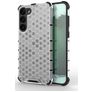 Mobigear Honeycomb Samsung Galaxy S23 Plus Hülle Hardcase Backcover Stoßfest - Weiß