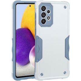 Mobigear Non-slip Armor Samsung Galaxy A73 Hülle Hardcase Backcover Stoßfest - Weiß