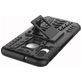 Mobigear Tire Samsung Galaxy A40 Hülle Hardcase Backcover Stoßfest mit Ständer - Schwarz