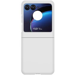 Mobigear Colors Motorola Razr 40 Ultra Hülle Hardcase Backcover - Weiß